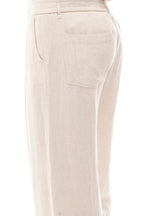 Pantalón de Lino con Pinzas · Lino