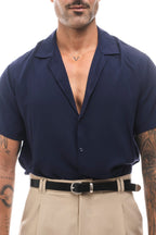 Camisa Fluida Manga Corta · Estate
