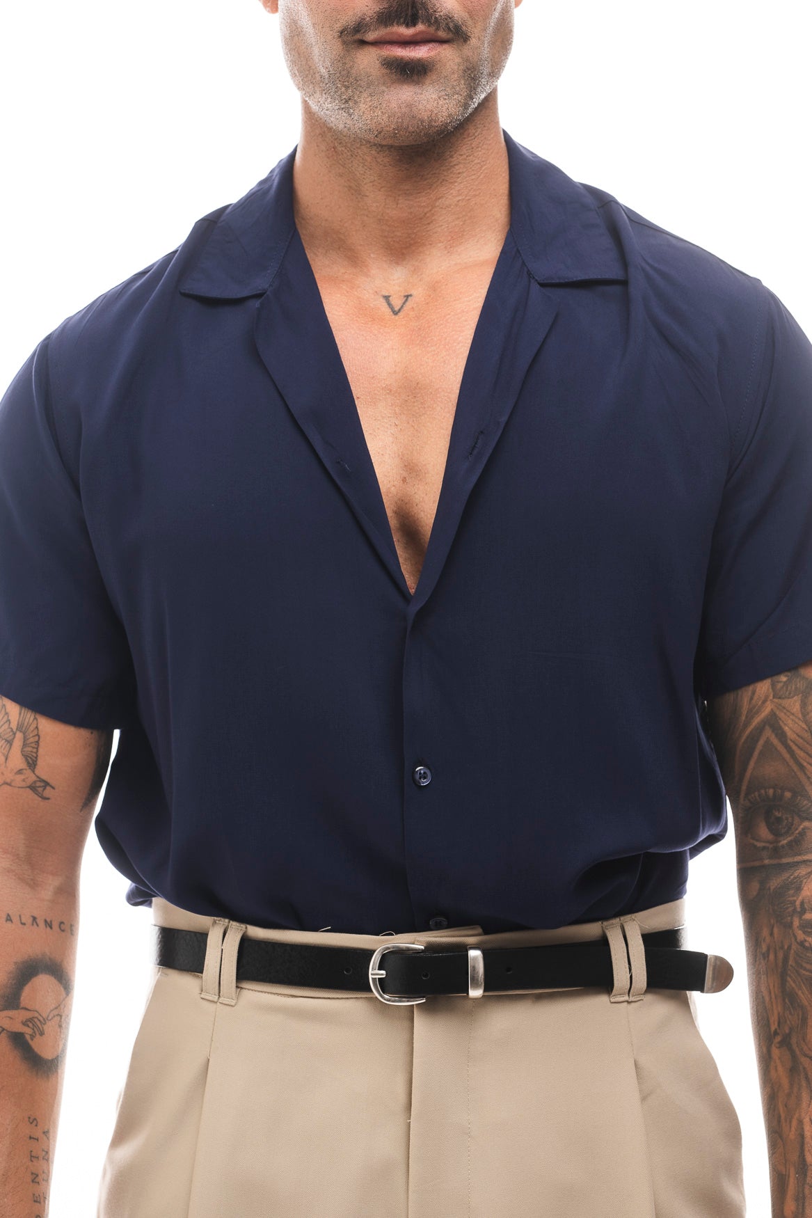 Camisa Fluida Manga Corta · Estate