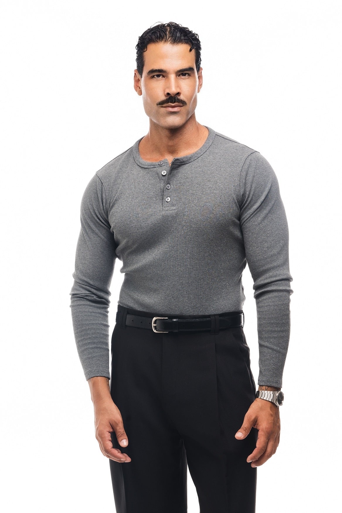 Henley Canalé Manga Larga · Costine