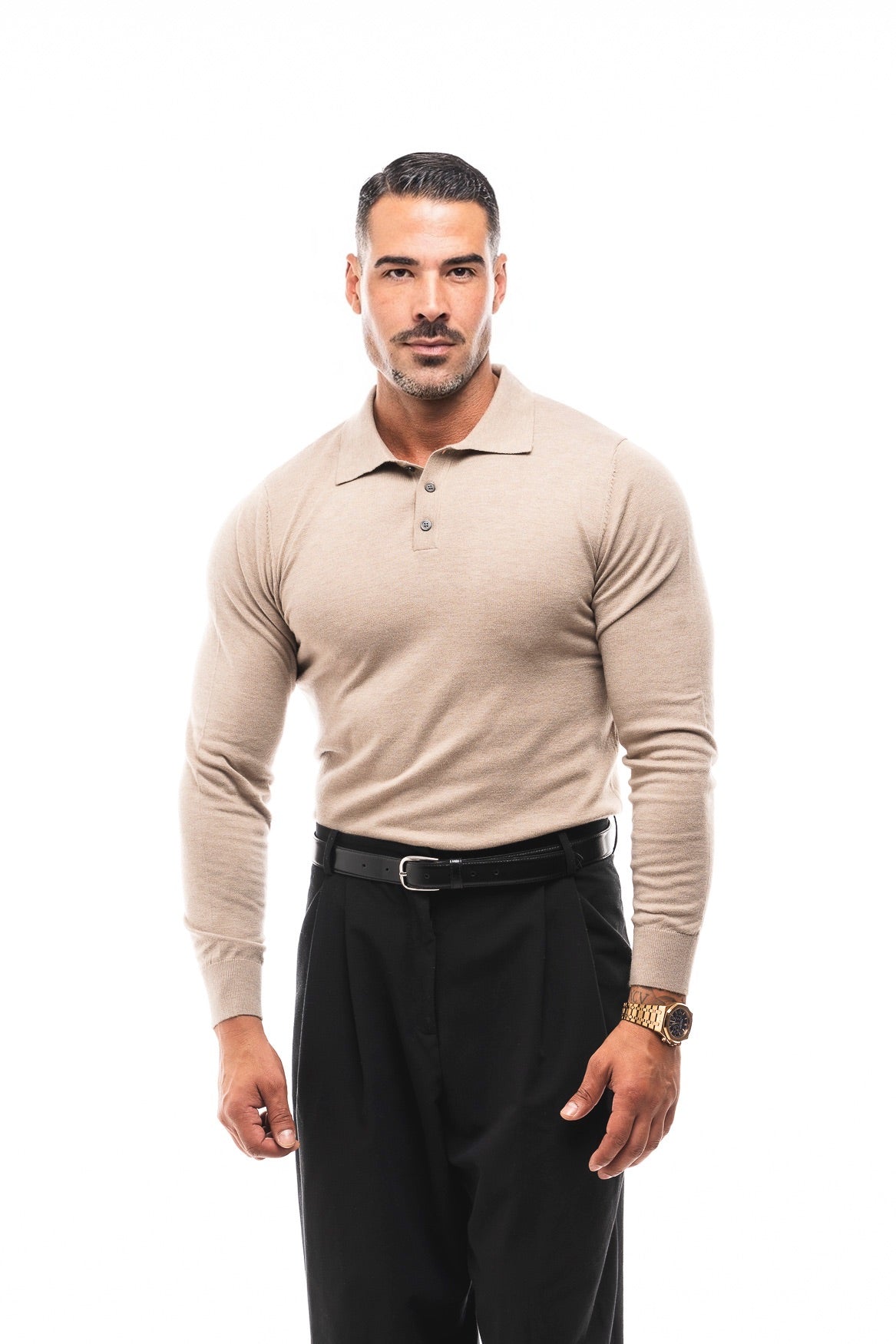 Polo de Punto Manga Larga · Maglia