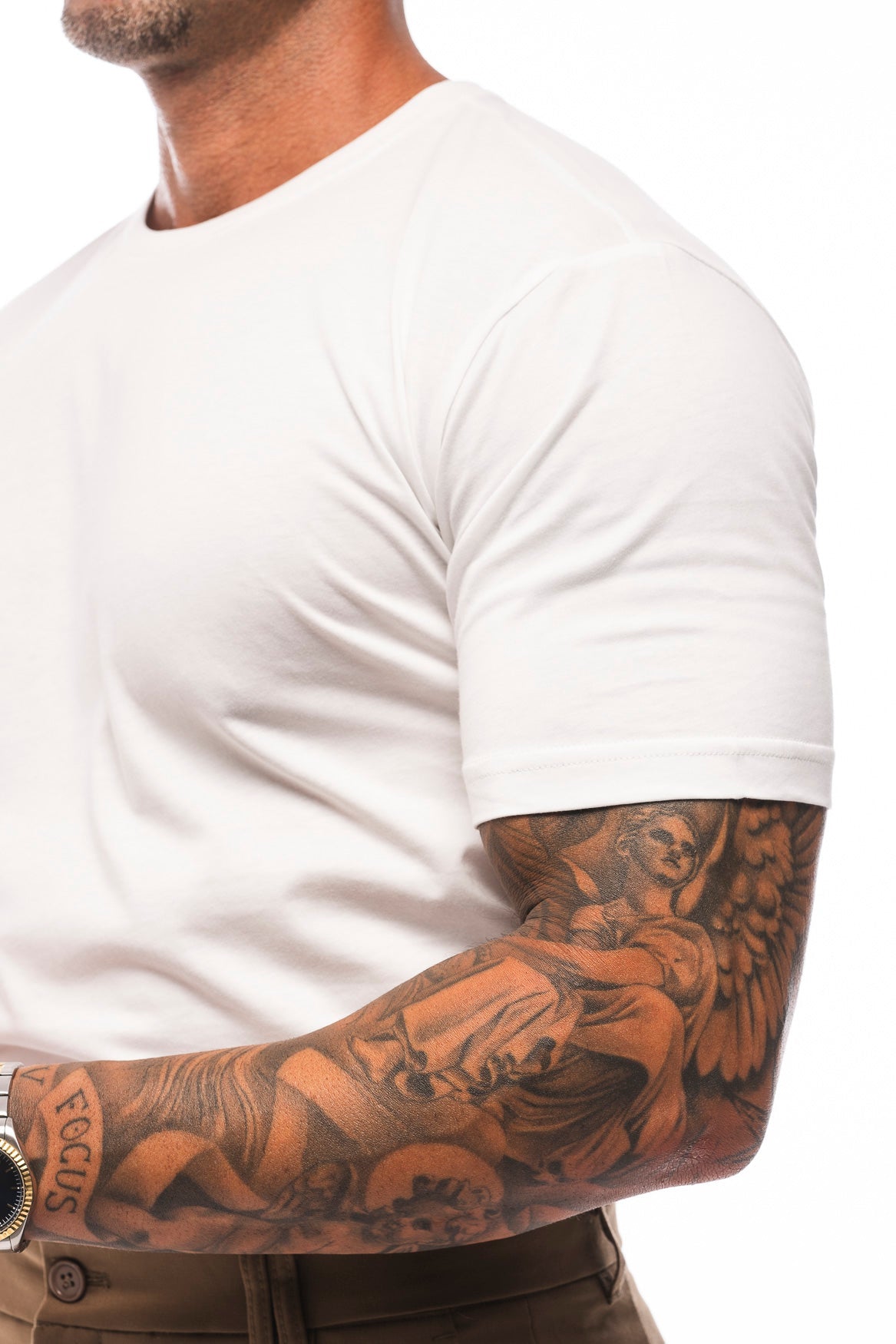 Pack 2 Camisetas Básicas Blancas · Essenziale