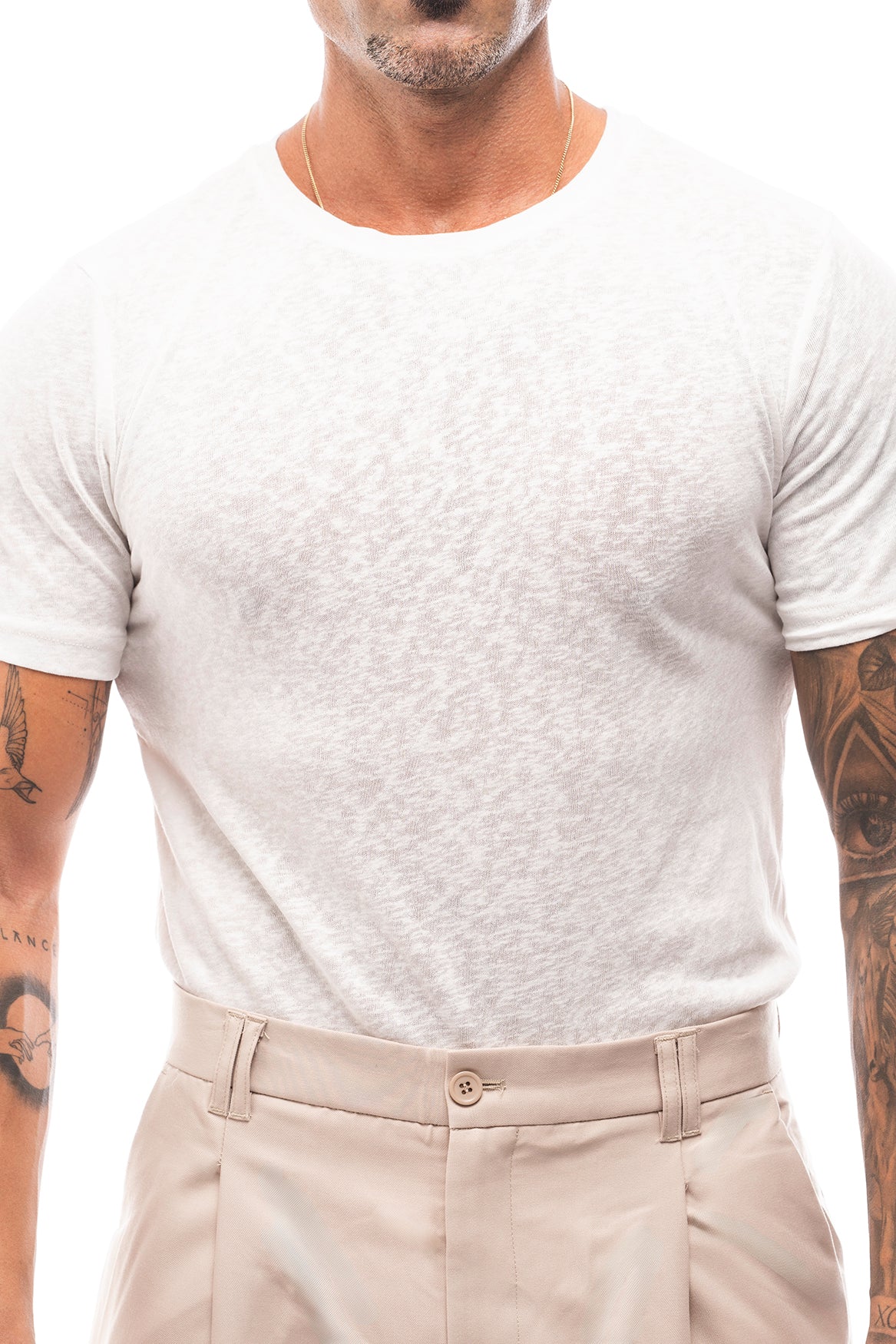 Camiseta de Lino Slim · Lino