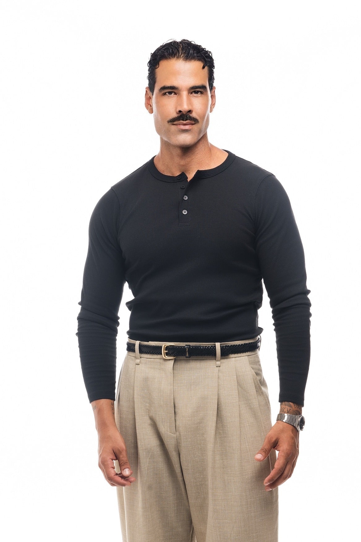 Henley Canalé Manga Larga · Costine