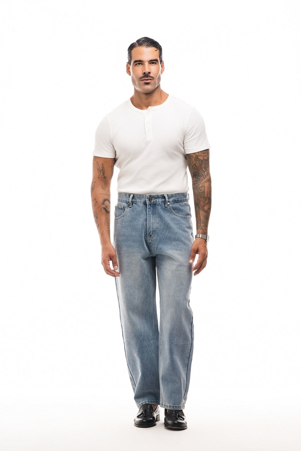 Vaquero Amplio · Denim