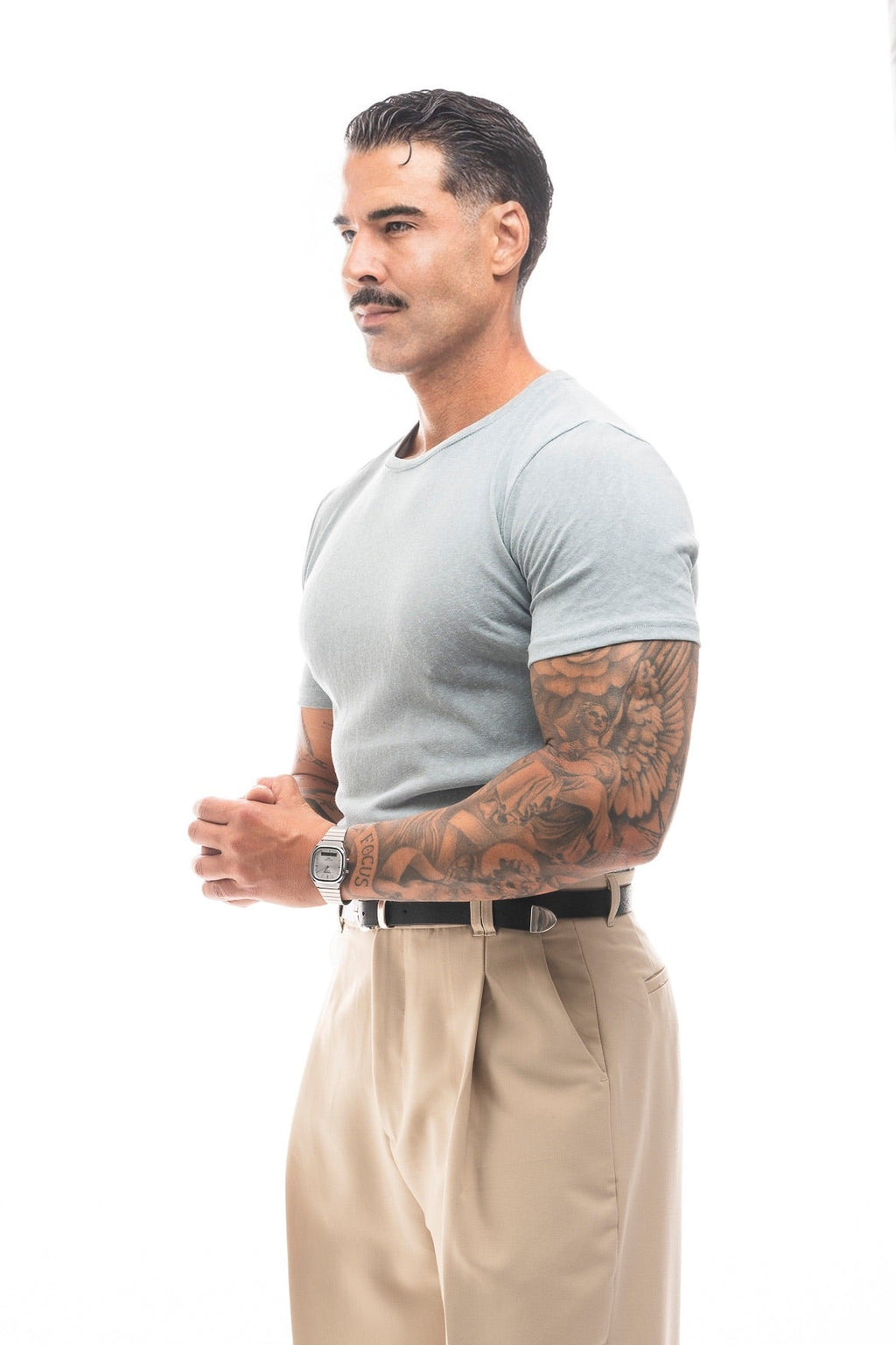 Camiseta de Lino Slim · Lino