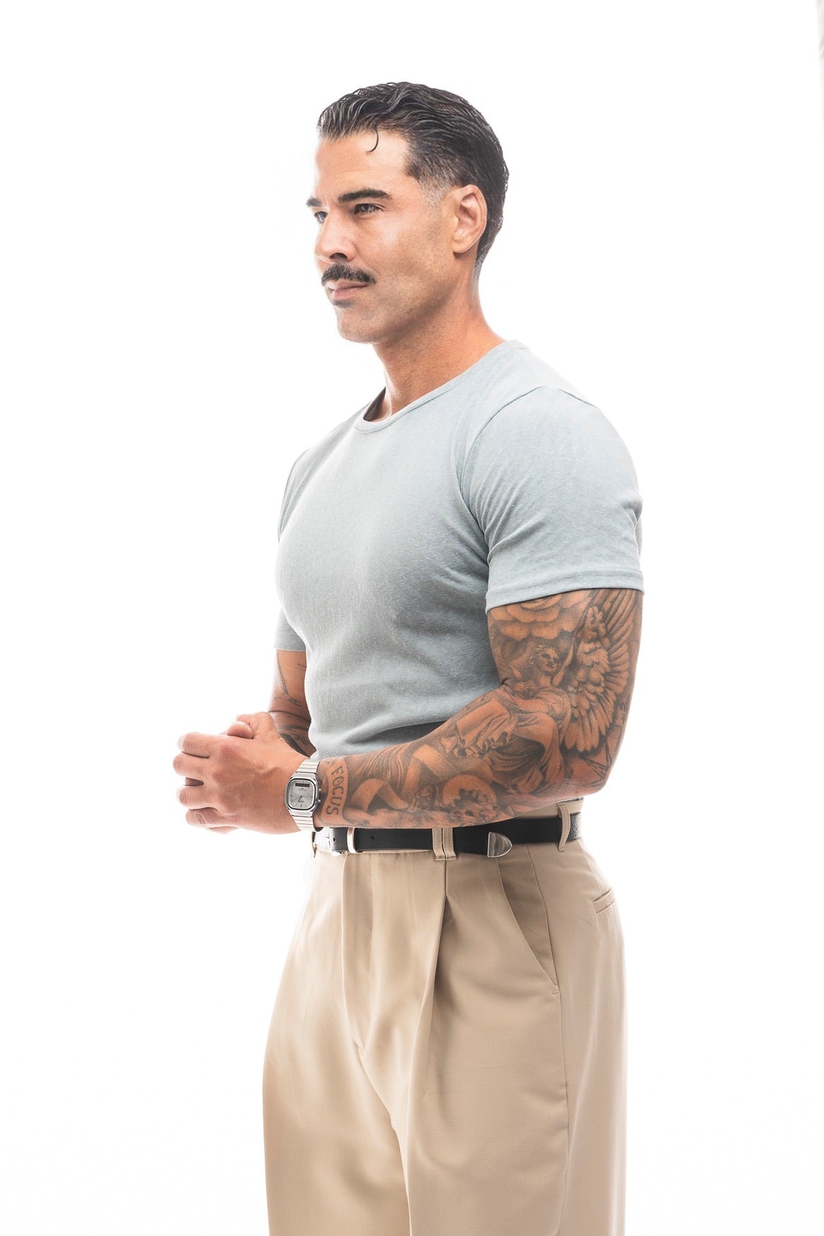 Camiseta de Lino Slim · Lino