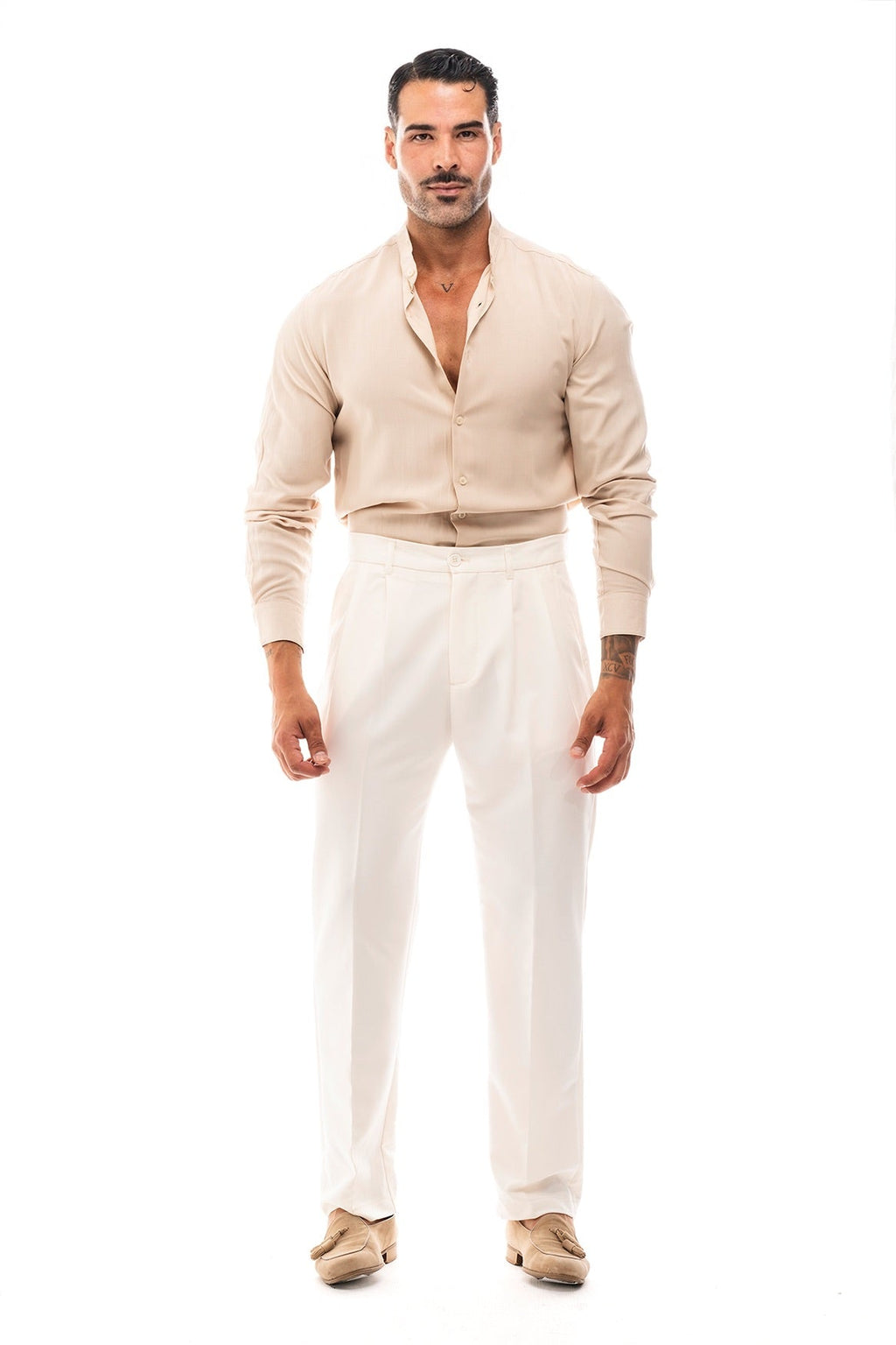 Camisa Cuello Mao · Moderno