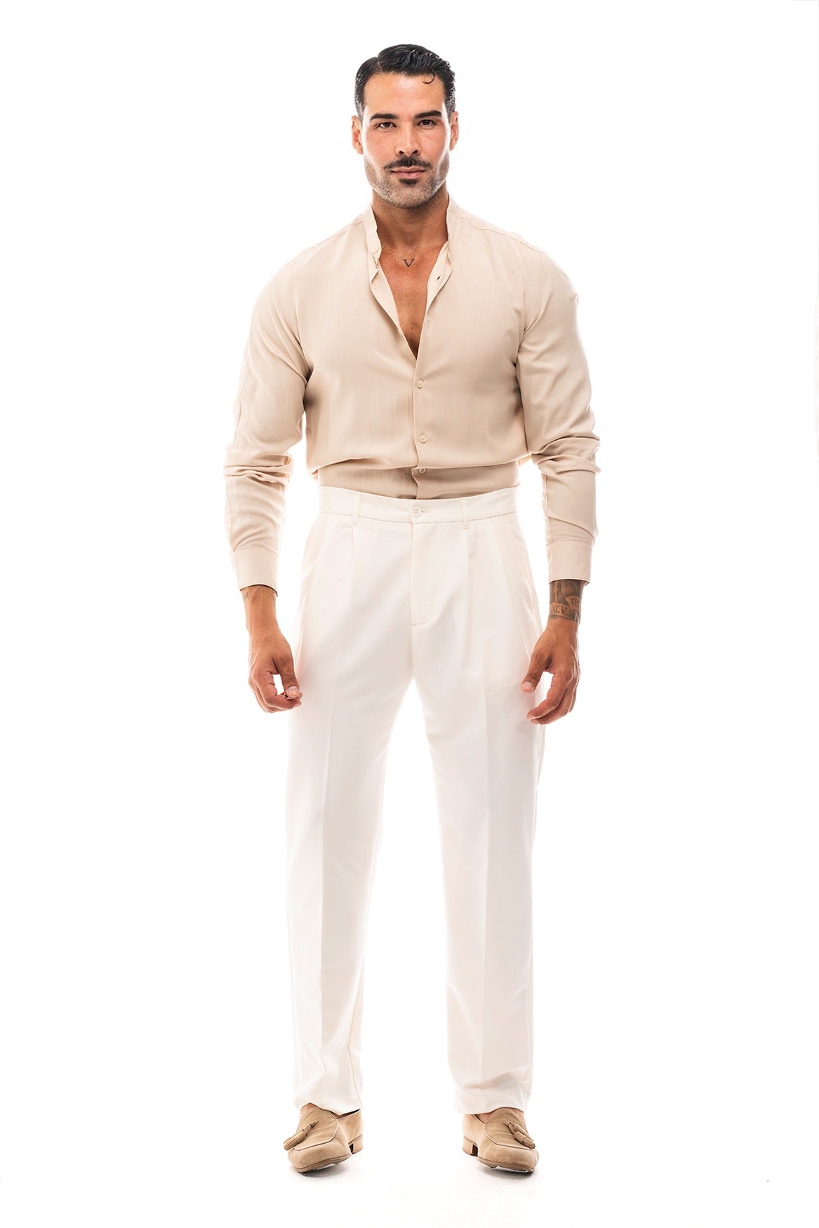 Camisa Cuello Mao · Moderno