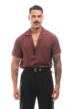Camisa Fluida Manga Corta · Estate