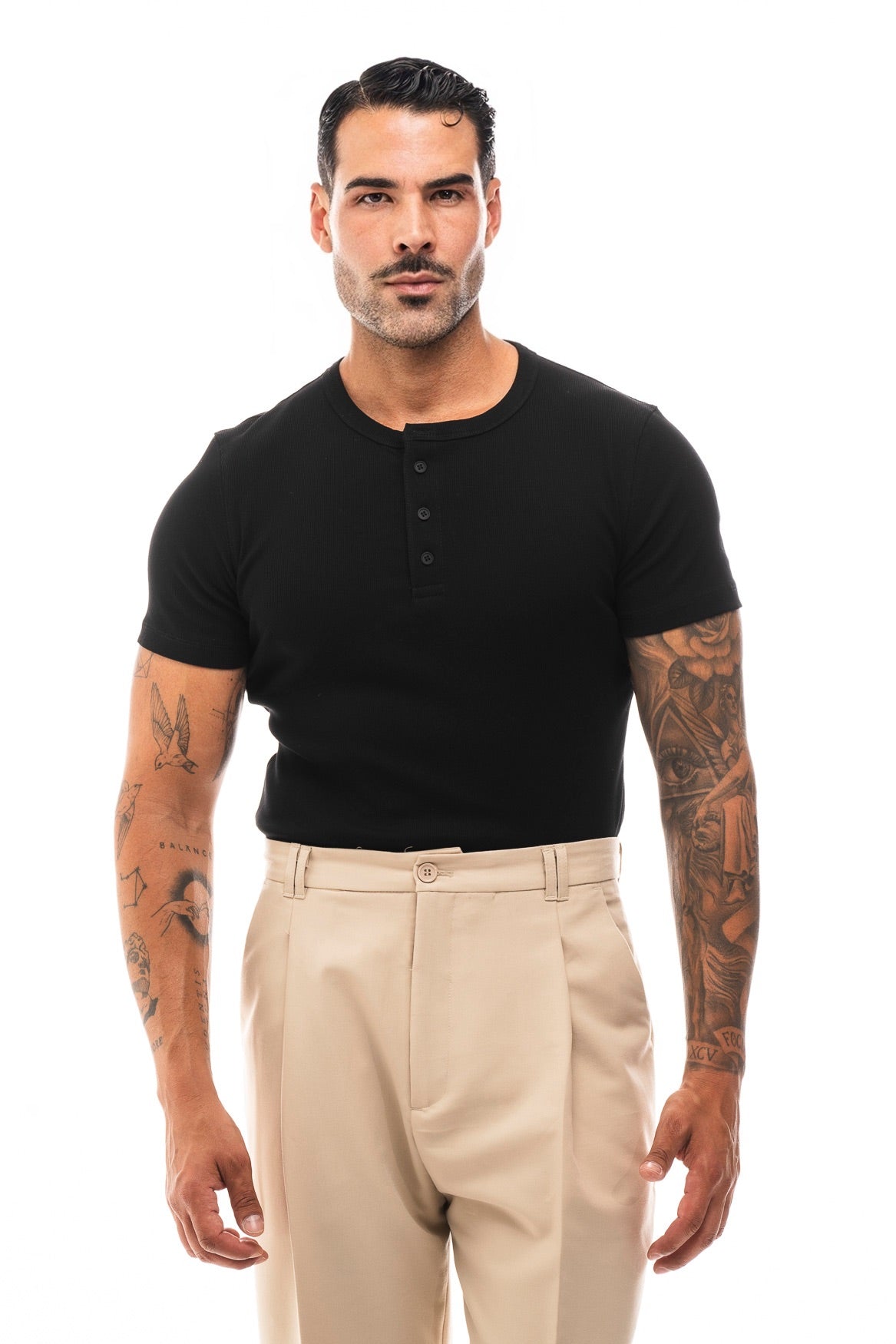 Henley Canalé Manga Corta · Costine