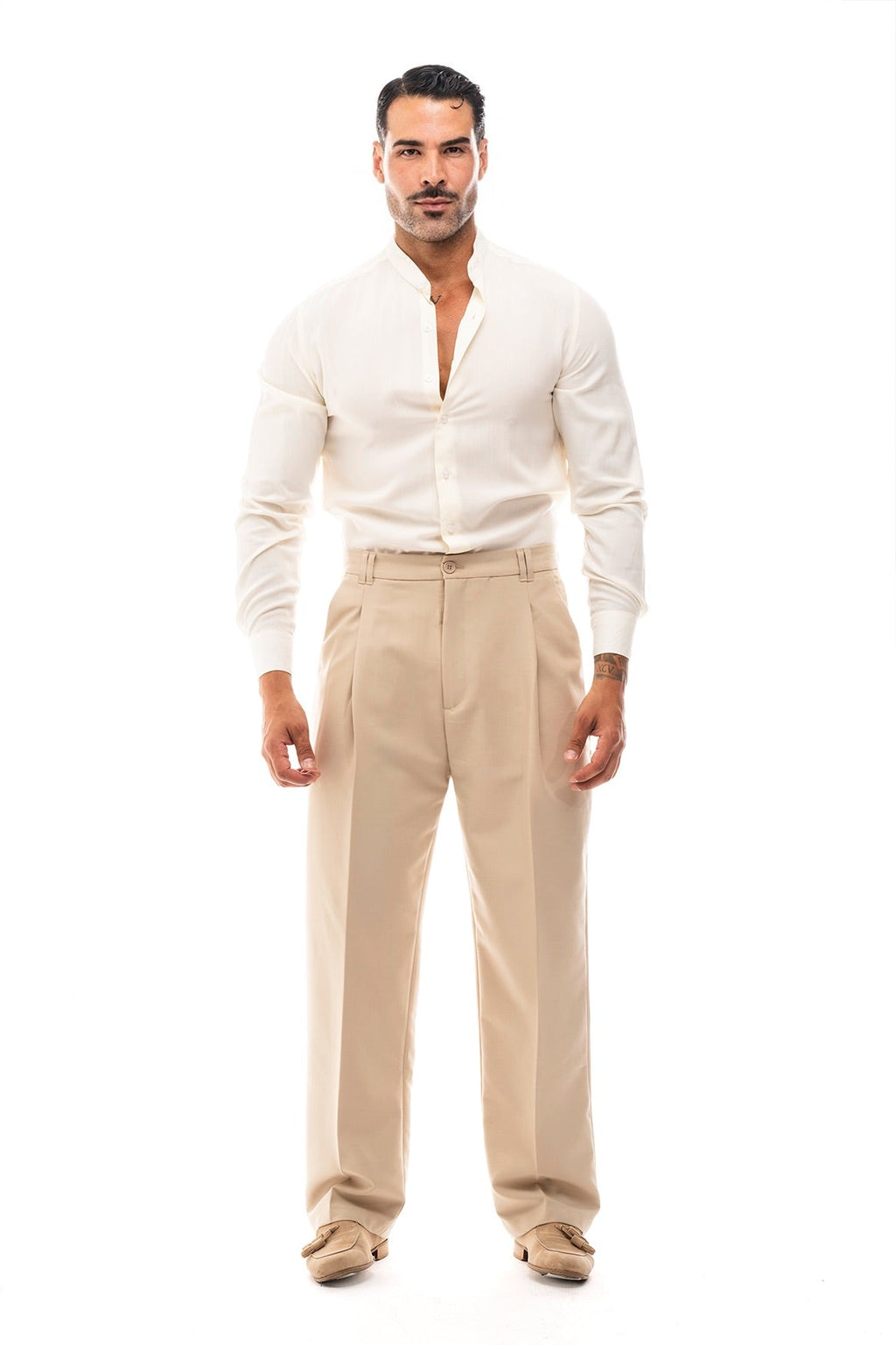 Camisa Cuello Mao · Moderno