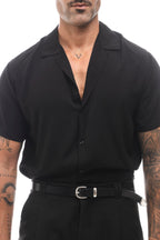 Camisa Fluida Manga Corta · Estate