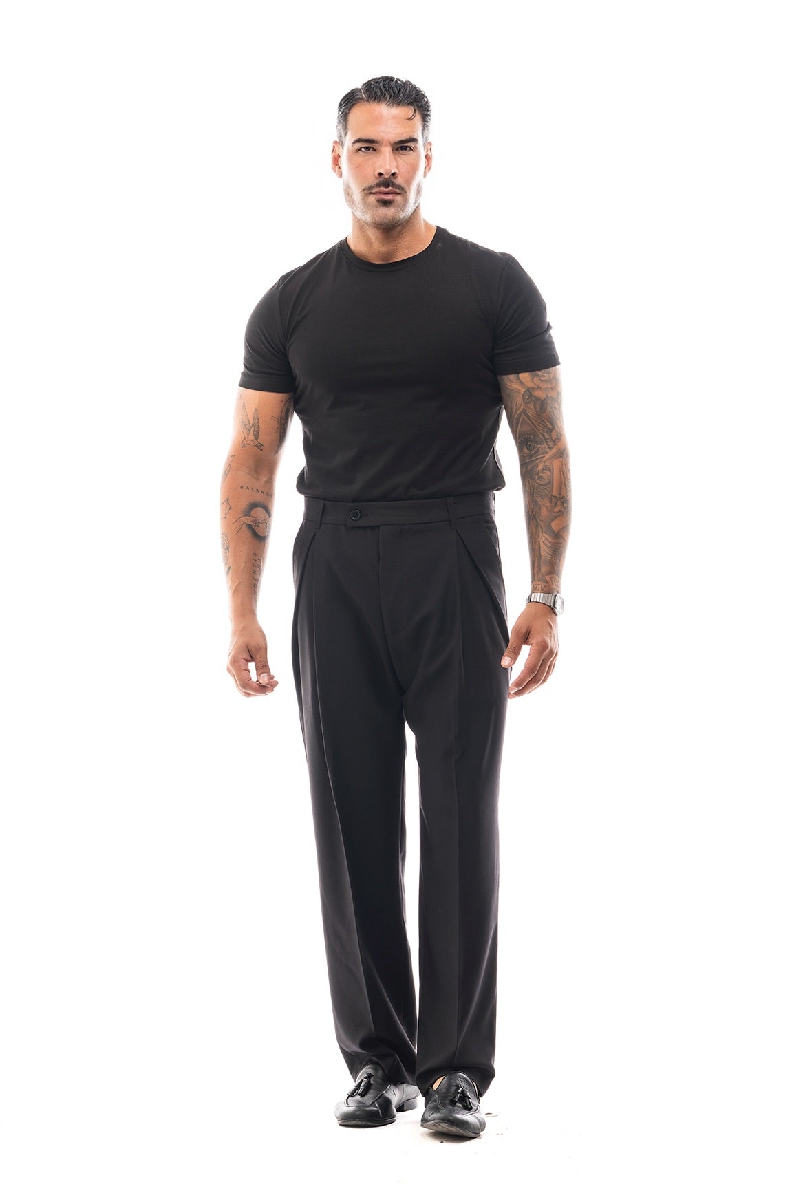 Pantalón Amplio Doble Pinza · Sartoriale