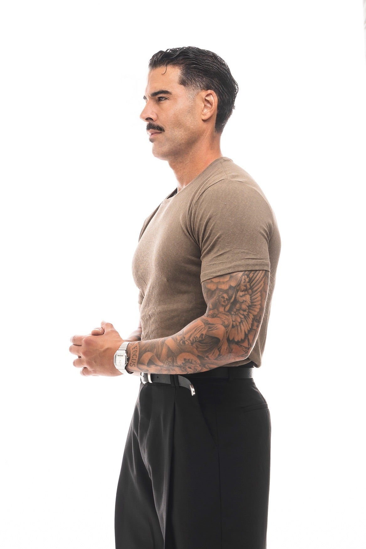 Camiseta de Lino Slim · Lino