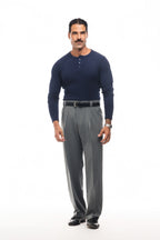 Pantalón Amplio Raya Diplomática · Gessato