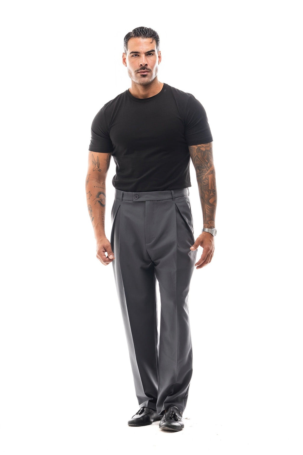 Pantalón Amplio Doble Pinza · Sartoriale