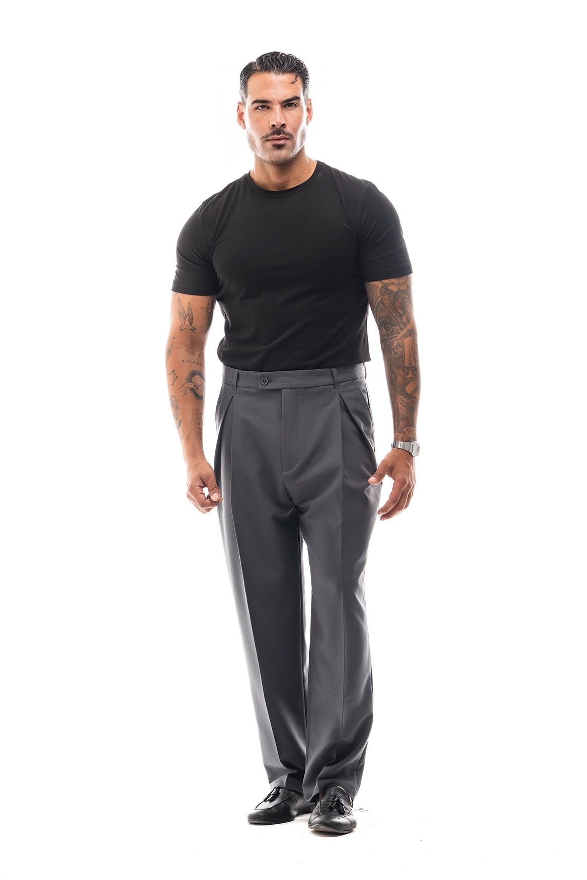 Pantalón Amplio Doble Pinza · Sartoriale