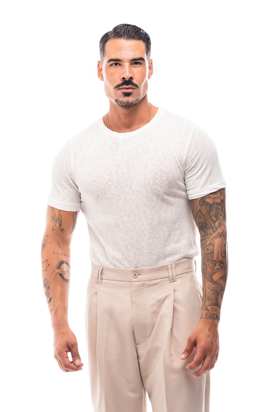 Camiseta de Lino Slim · Lino