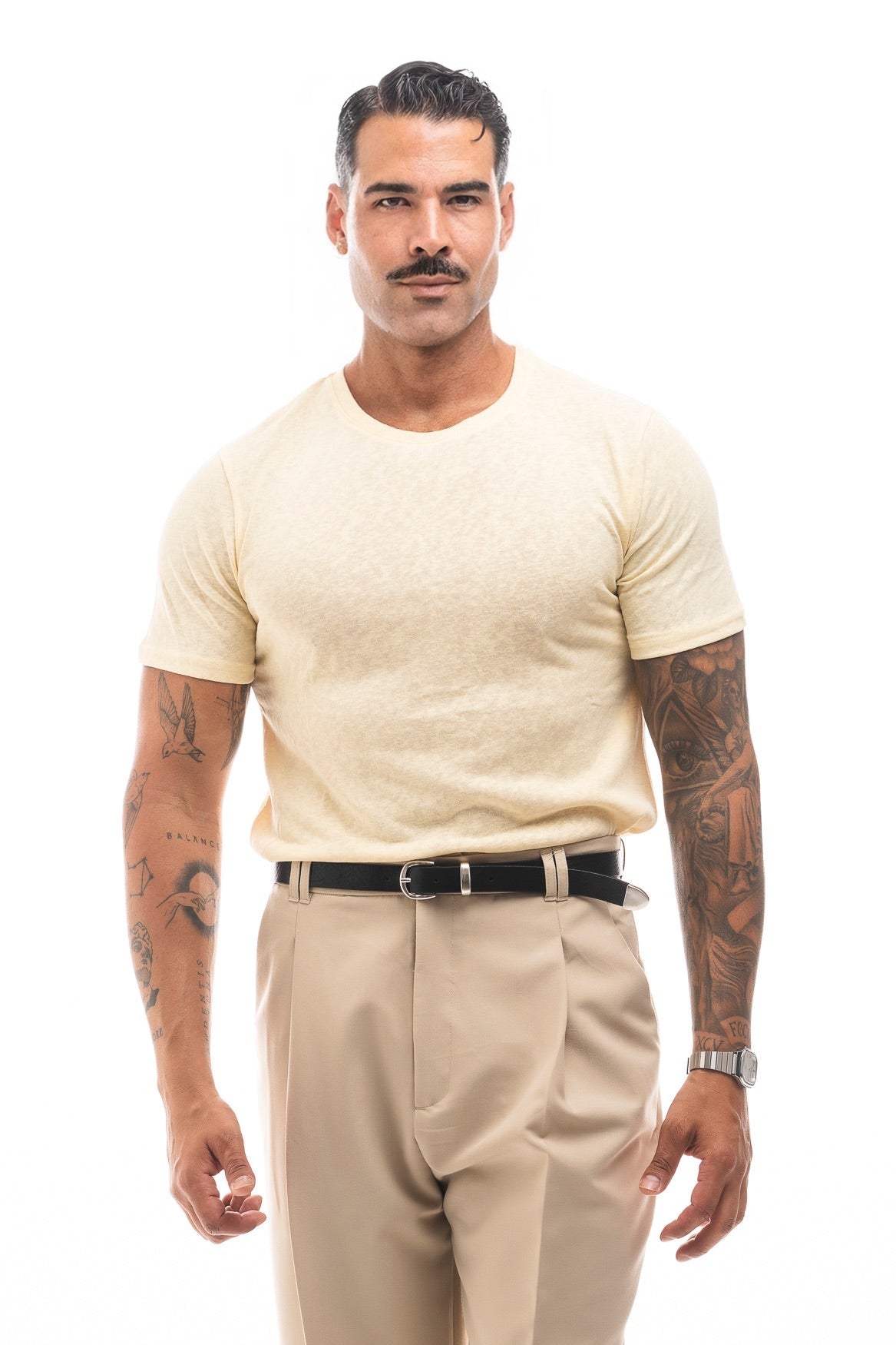 Camiseta de Lino Slim · Lino