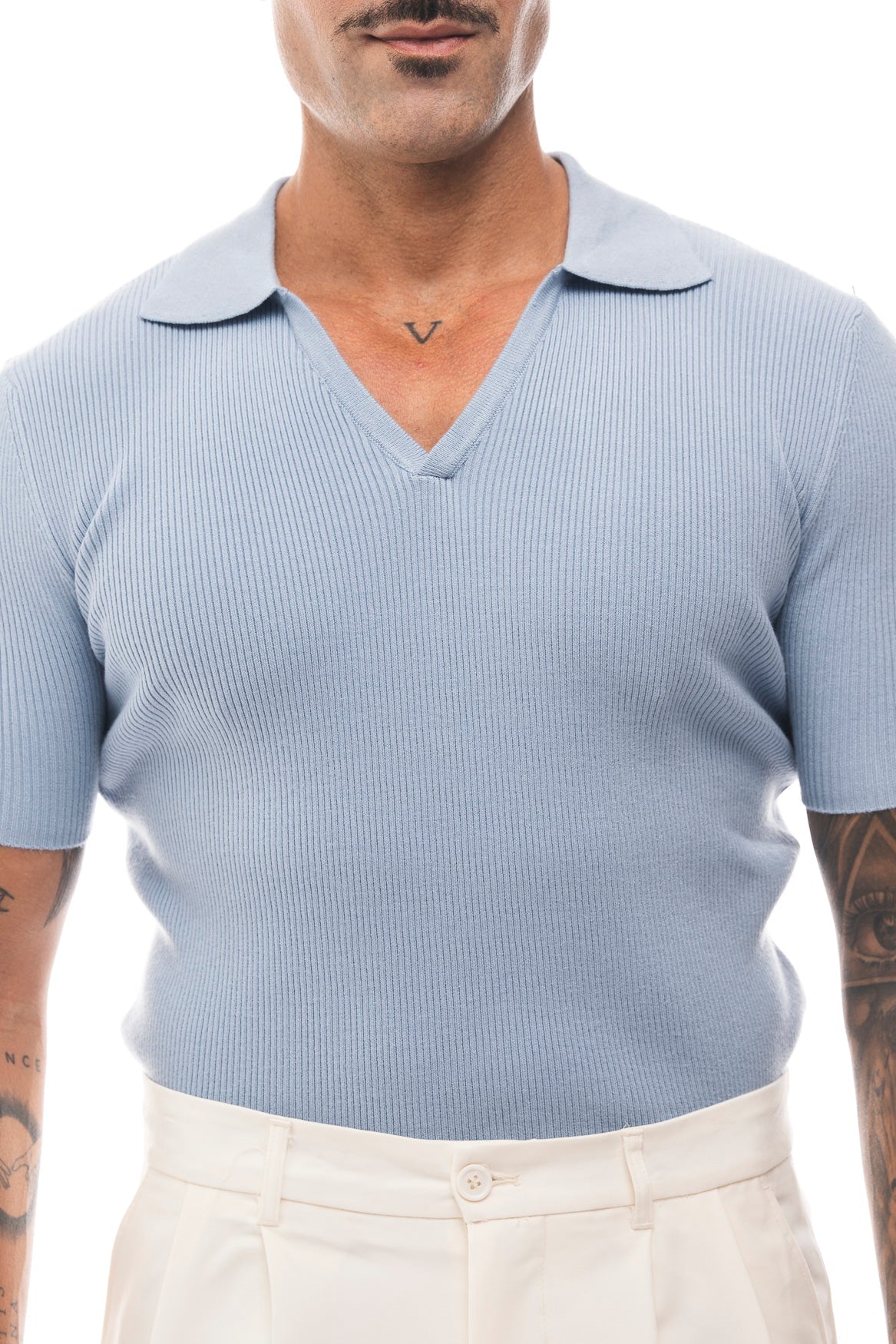 Polo Canalé Manga Corta · Costine