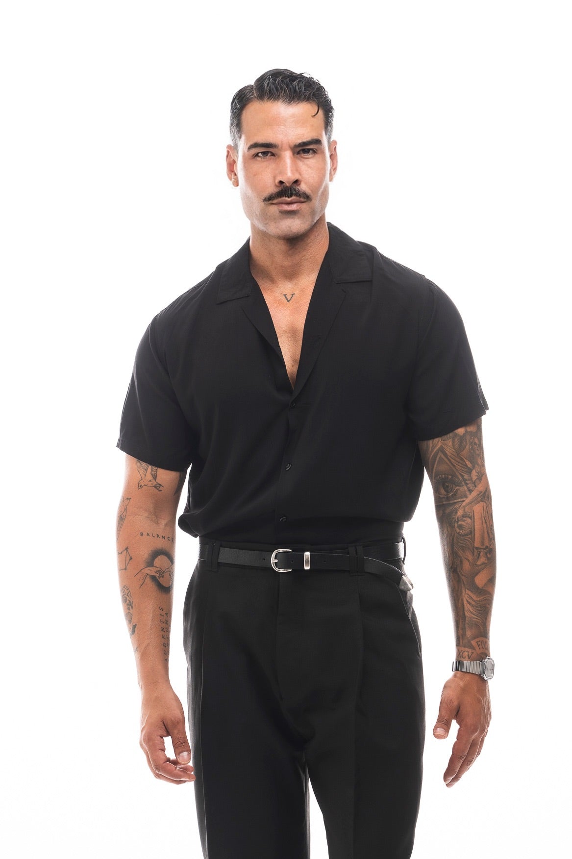 Camisa Fluida Manga Corta · Estate