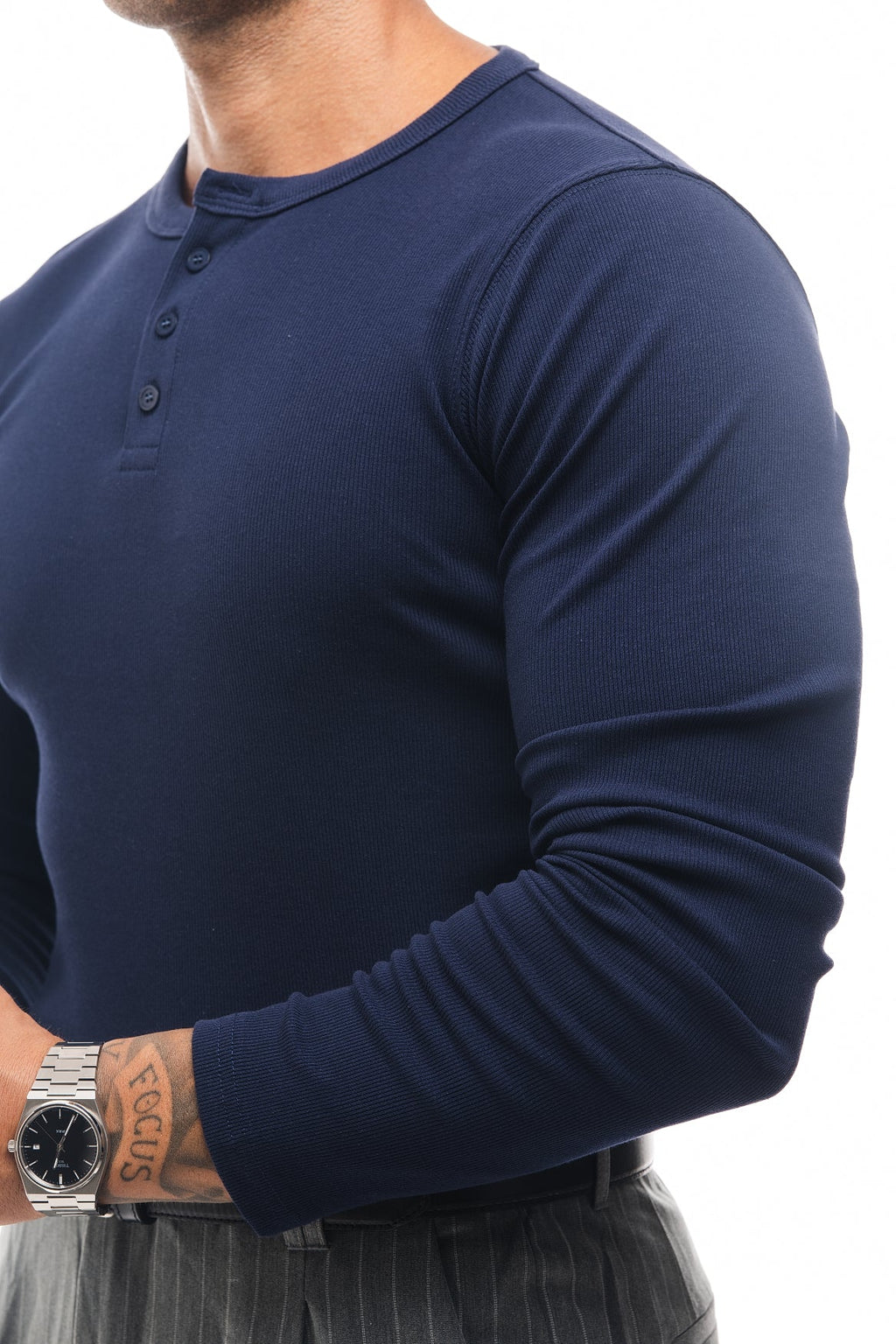Henley Canalé Manga Larga · Costine