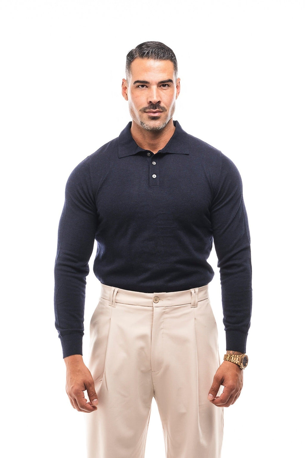 Polo de Punto Manga Larga · Maglia