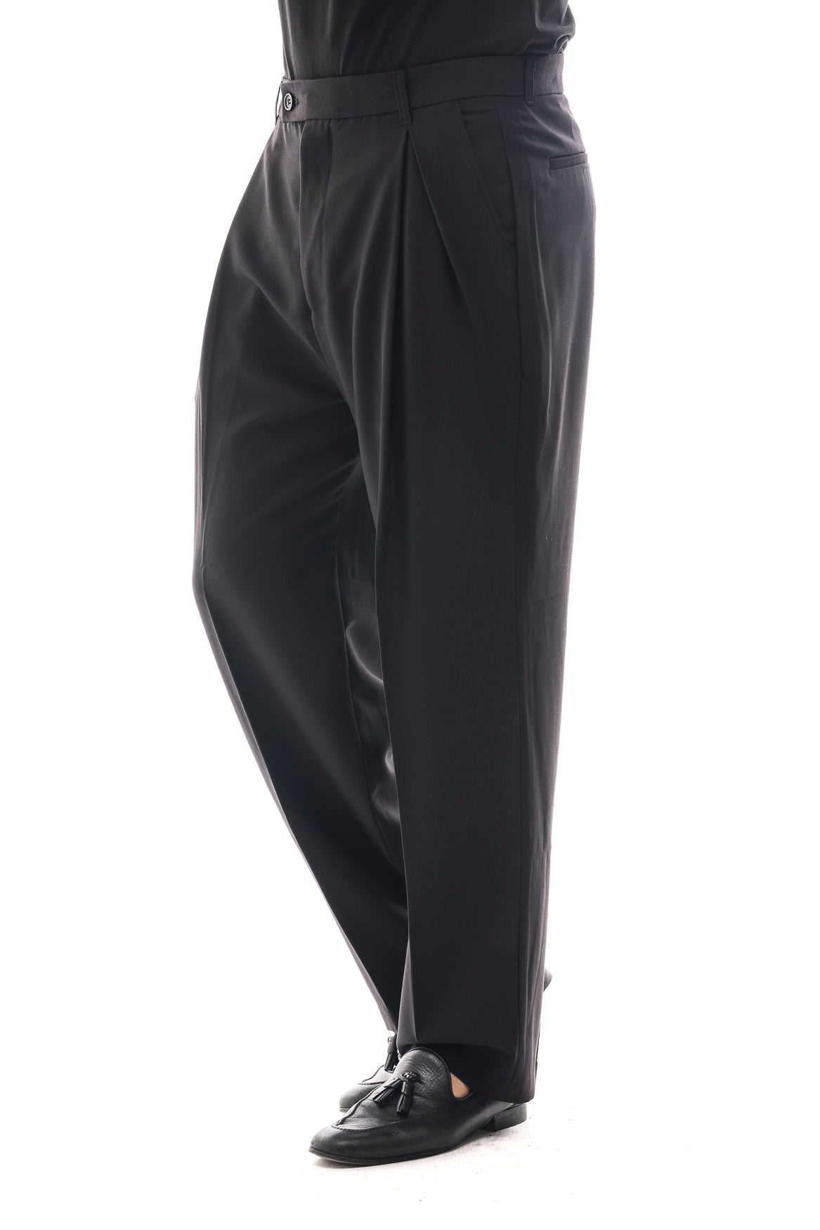 Pantalón Amplio Doble Pinza · Sartoriale