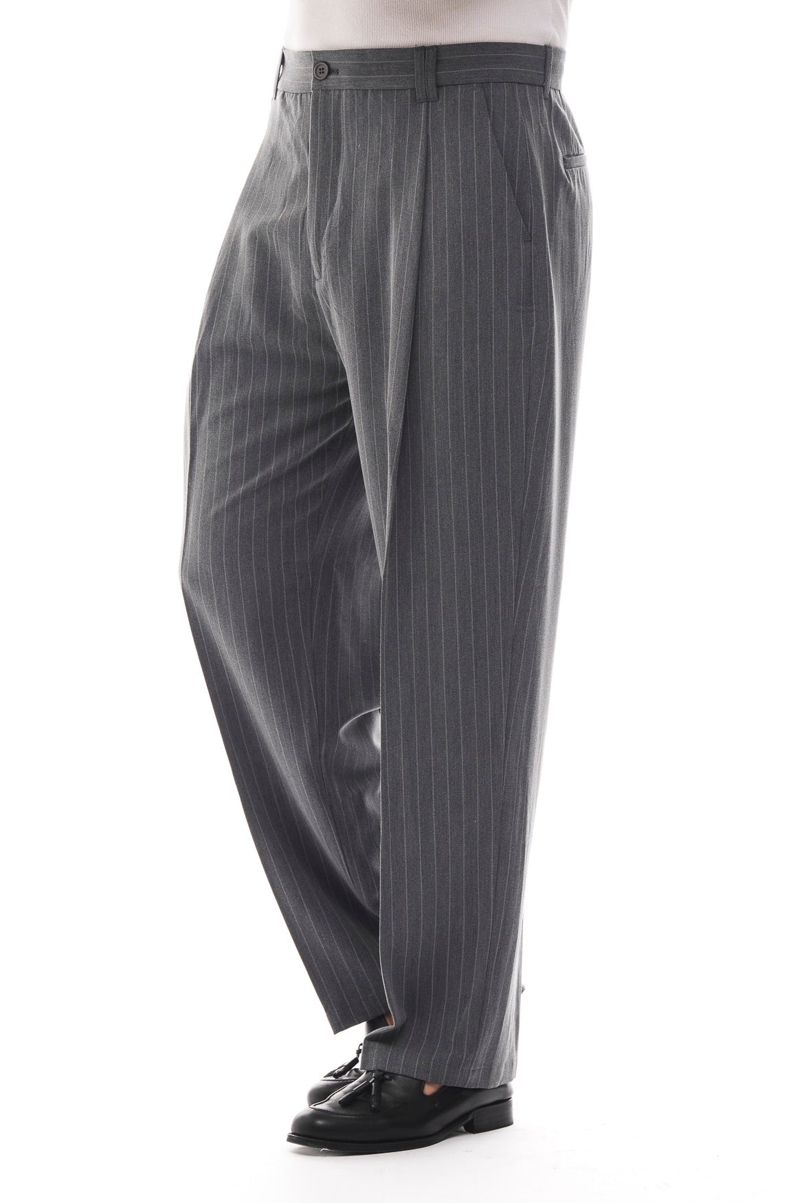 Pantalón Amplio Raya Diplomática · Gessato