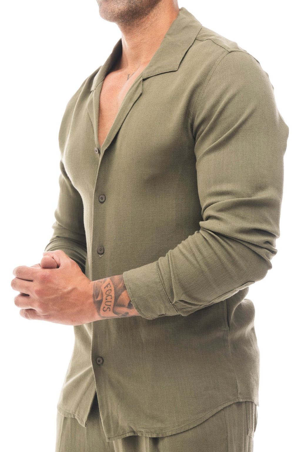 Conjunto de Lino Salvia · Estate