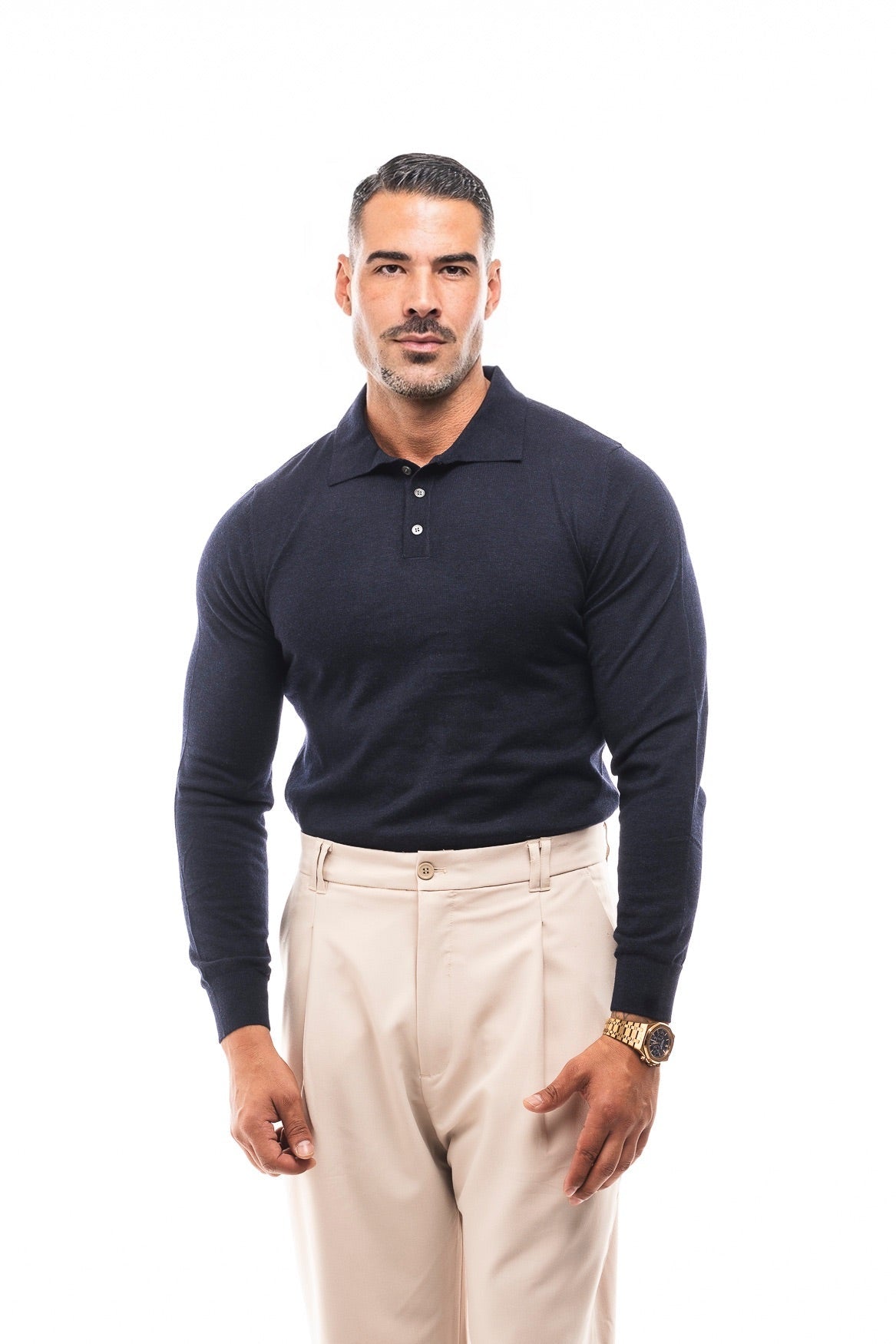 Polo de Punto Manga Larga · Maglia