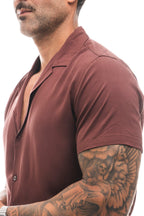 Camisa Fluida Manga Corta · Estate