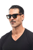 Gafas de Sol Cuadradas Carey · Roma