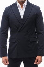 Traje Cruzado Navy · Milano