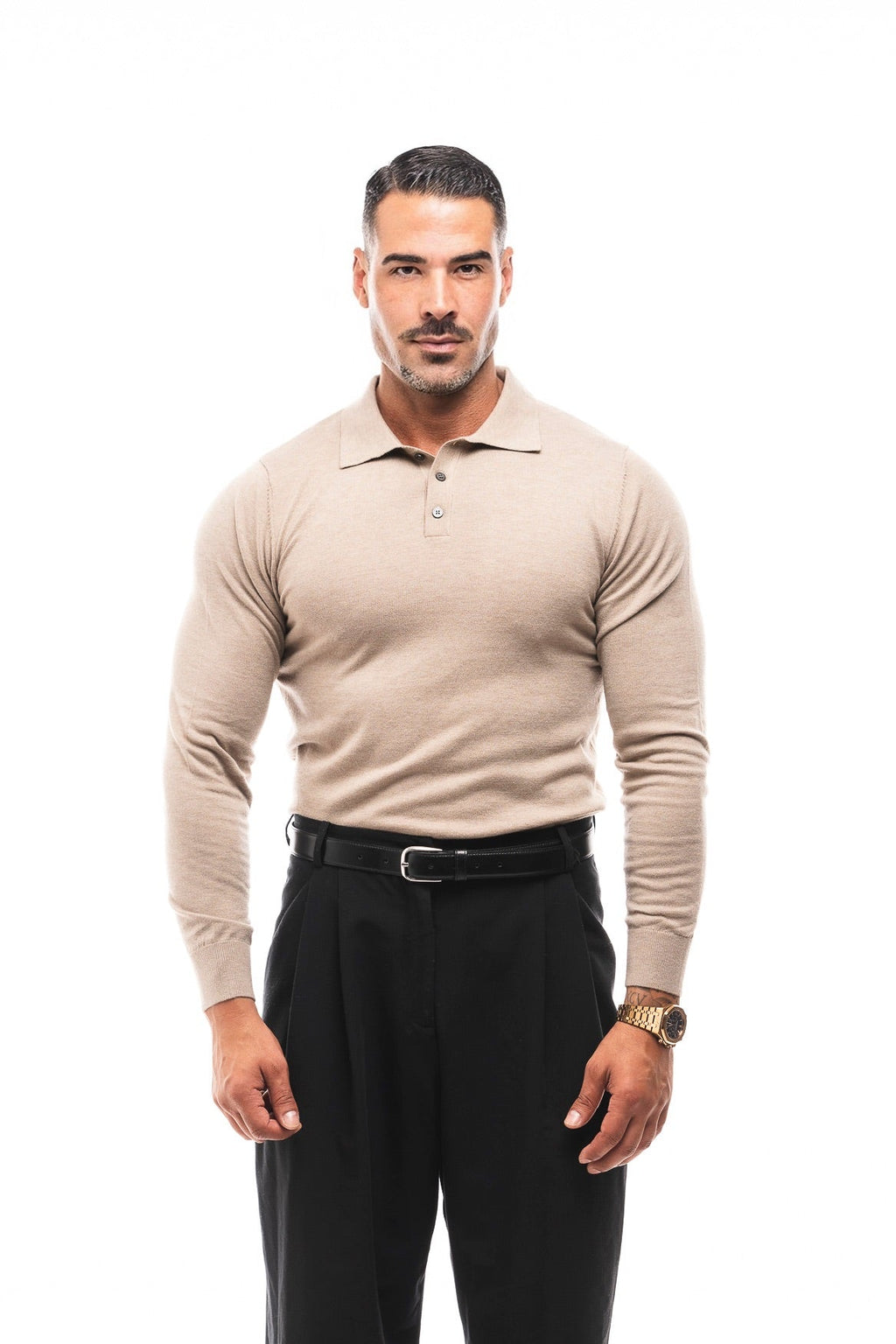 Polo de Punto Manga Larga · Maglia