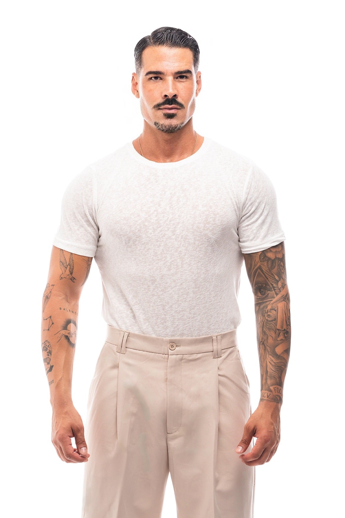 Camiseta de Lino Slim · Lino