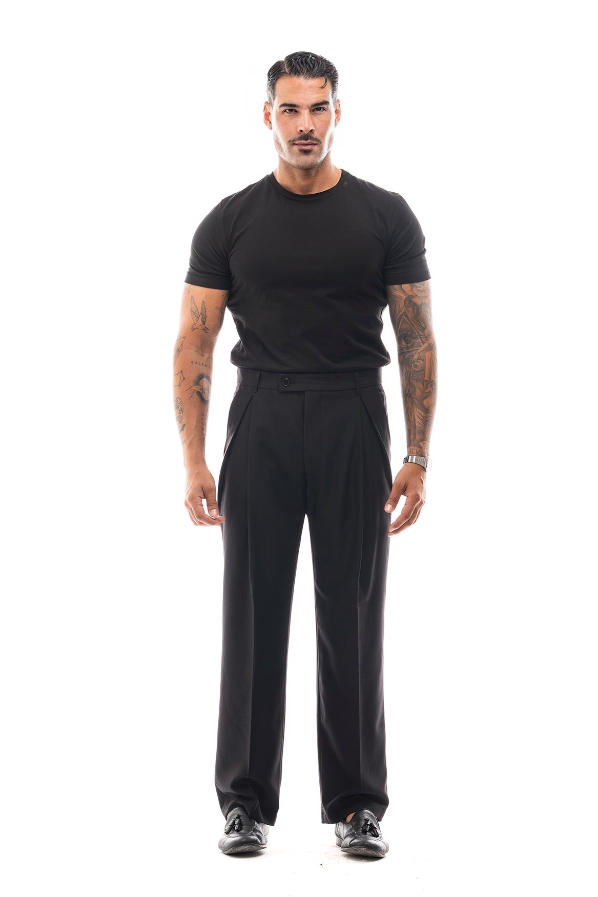 Pantalón Amplio Doble Pinza · Sartoriale