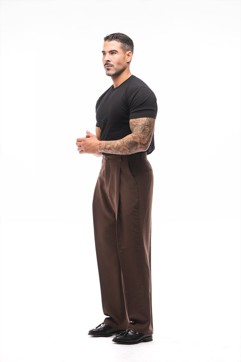 Pantalón Amplio con Pinzas · Classico