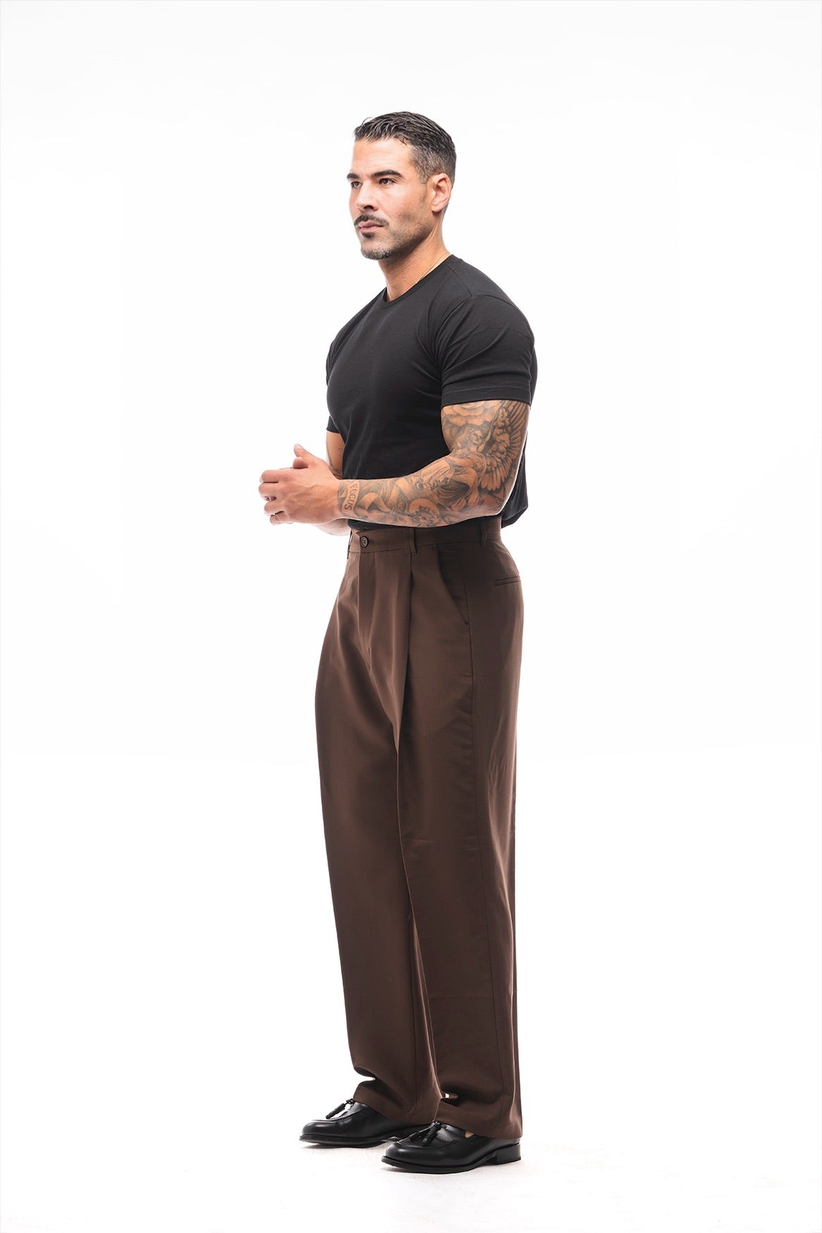 Pantalón Amplio con Pinzas · Classico