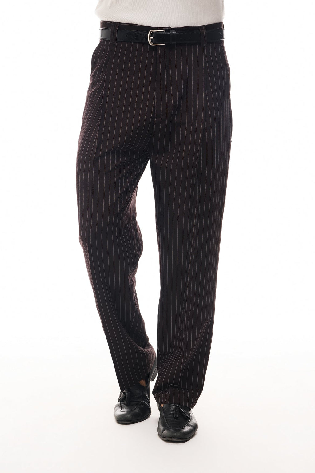 Pantalón Amplio Raya Diplomática · Gessato