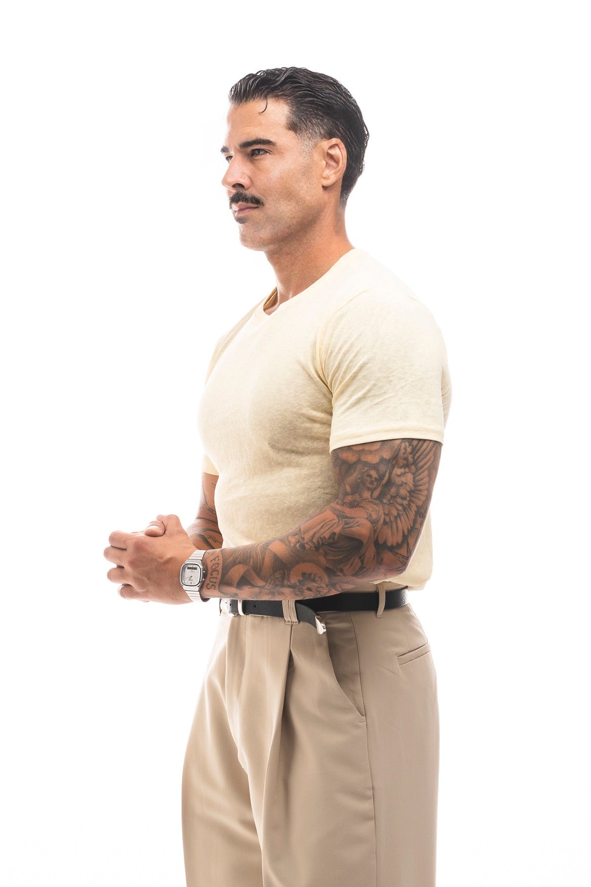 Camiseta de Lino Slim · Lino