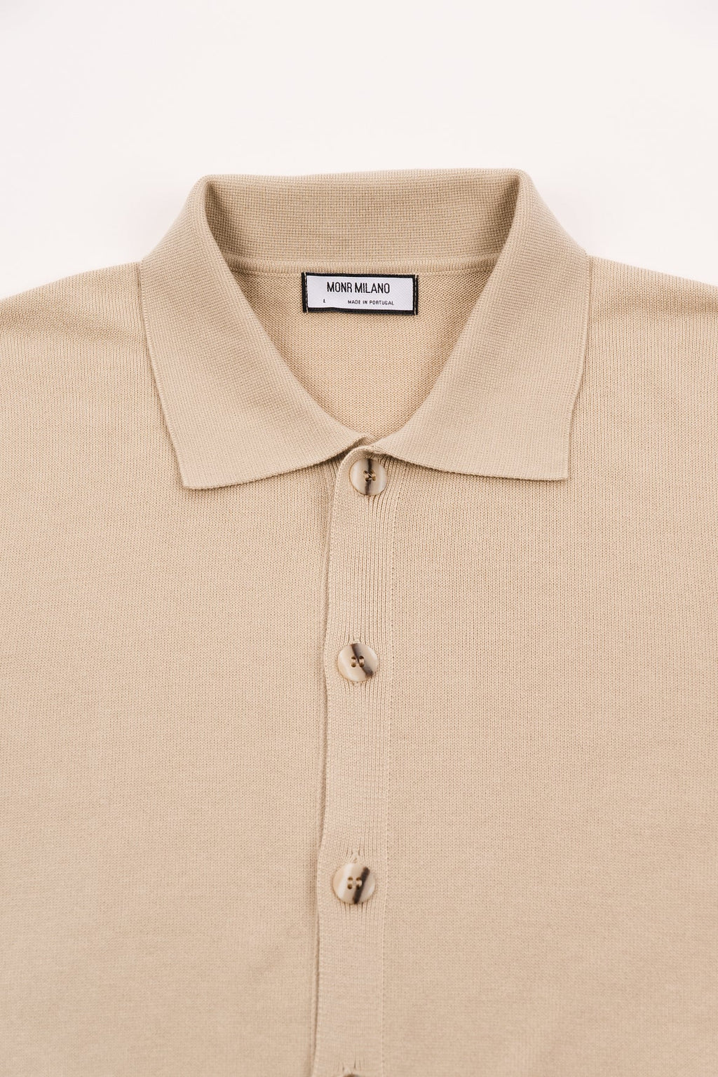 Camisa de Punto Arena · Sabbia