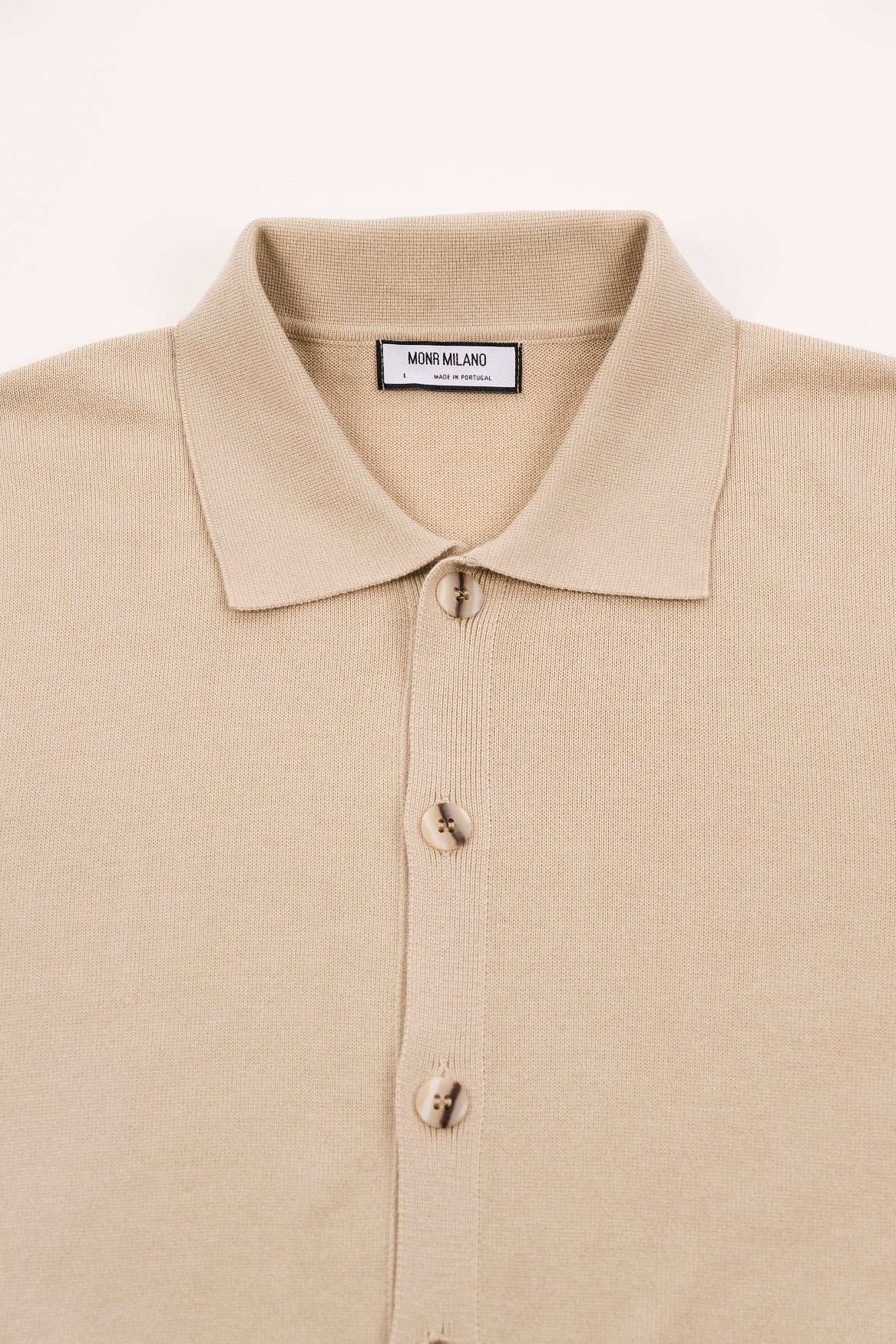 Camisa de Punto Arena · Sabbia