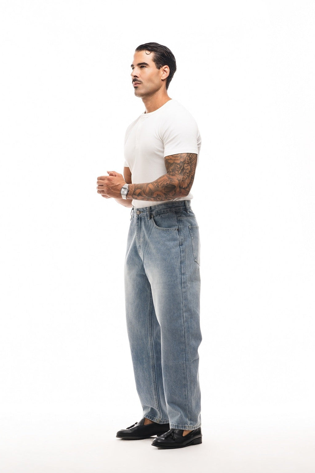 Vaquero Amplio · Denim