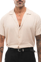 Camisa Fluida Manga Corta · Estate
