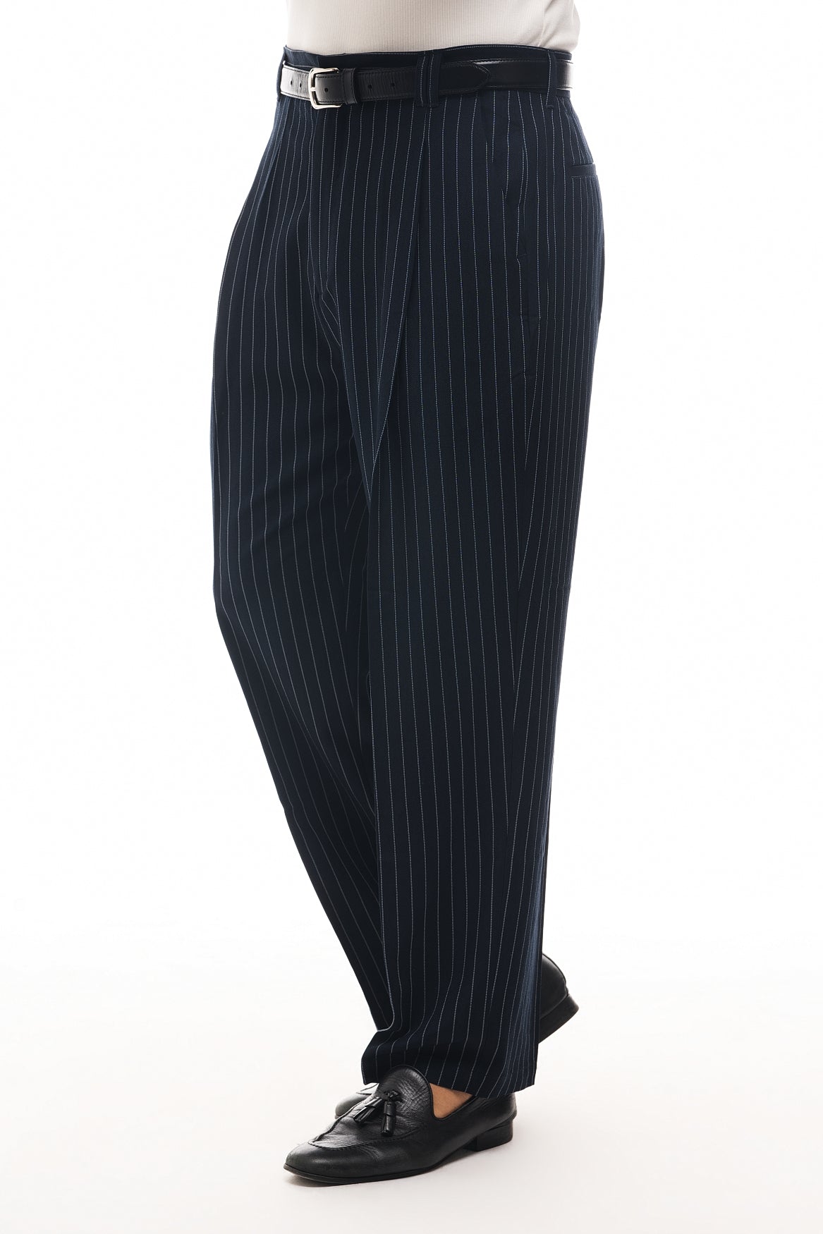 Pantalón Amplio Raya Diplomática · Gessato