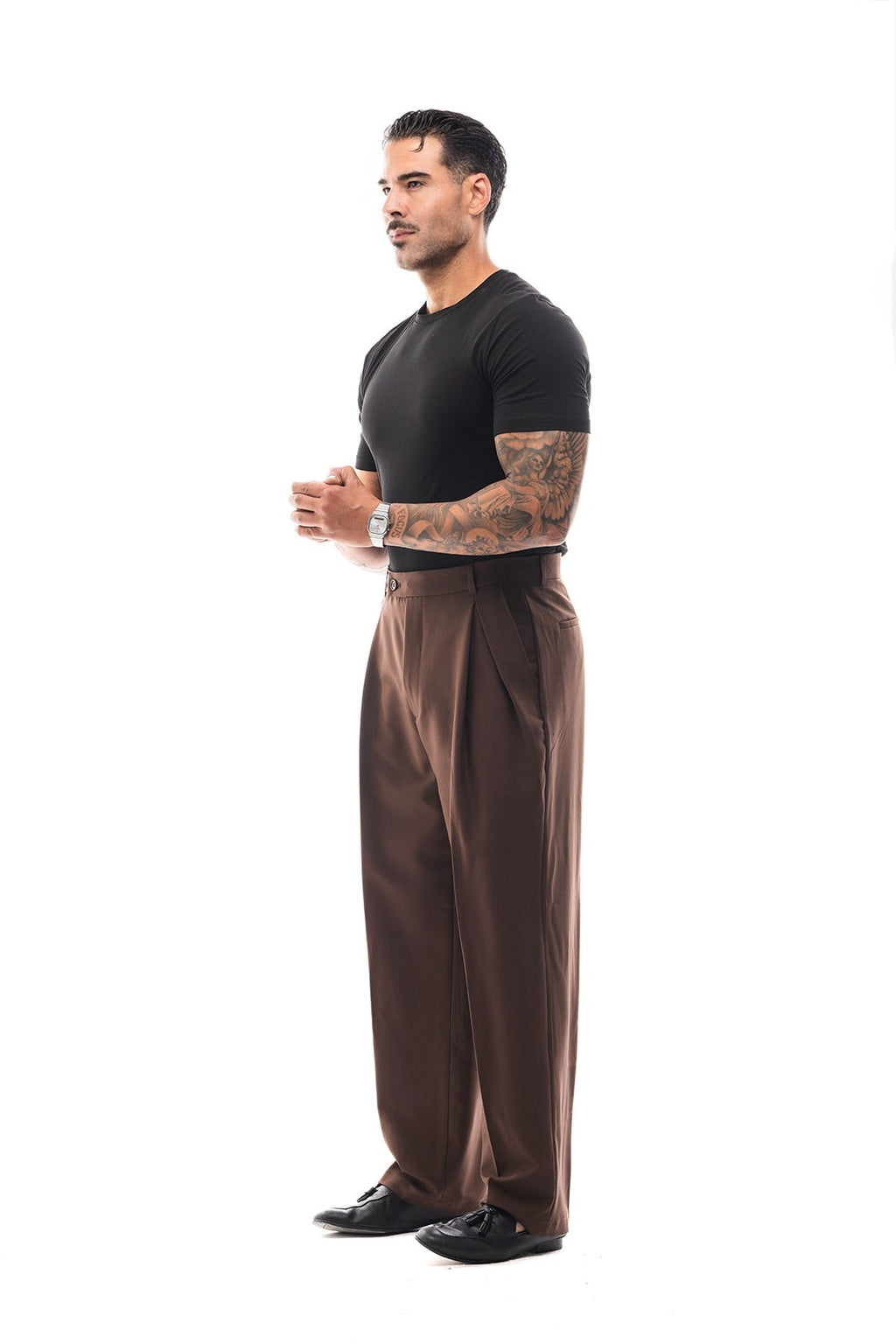 Pantalón Amplio Doble Pinza · Sartoriale