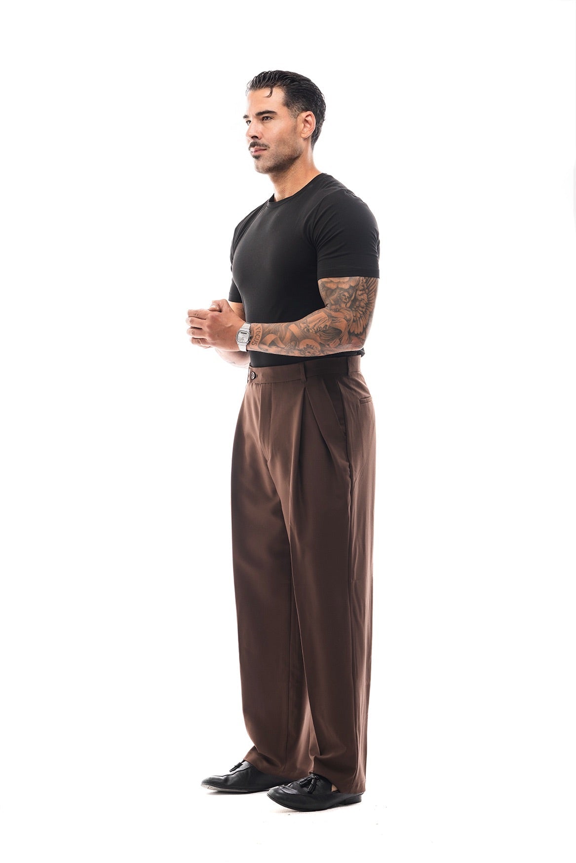 Pantalón Amplio Doble Pinza · Sartoriale