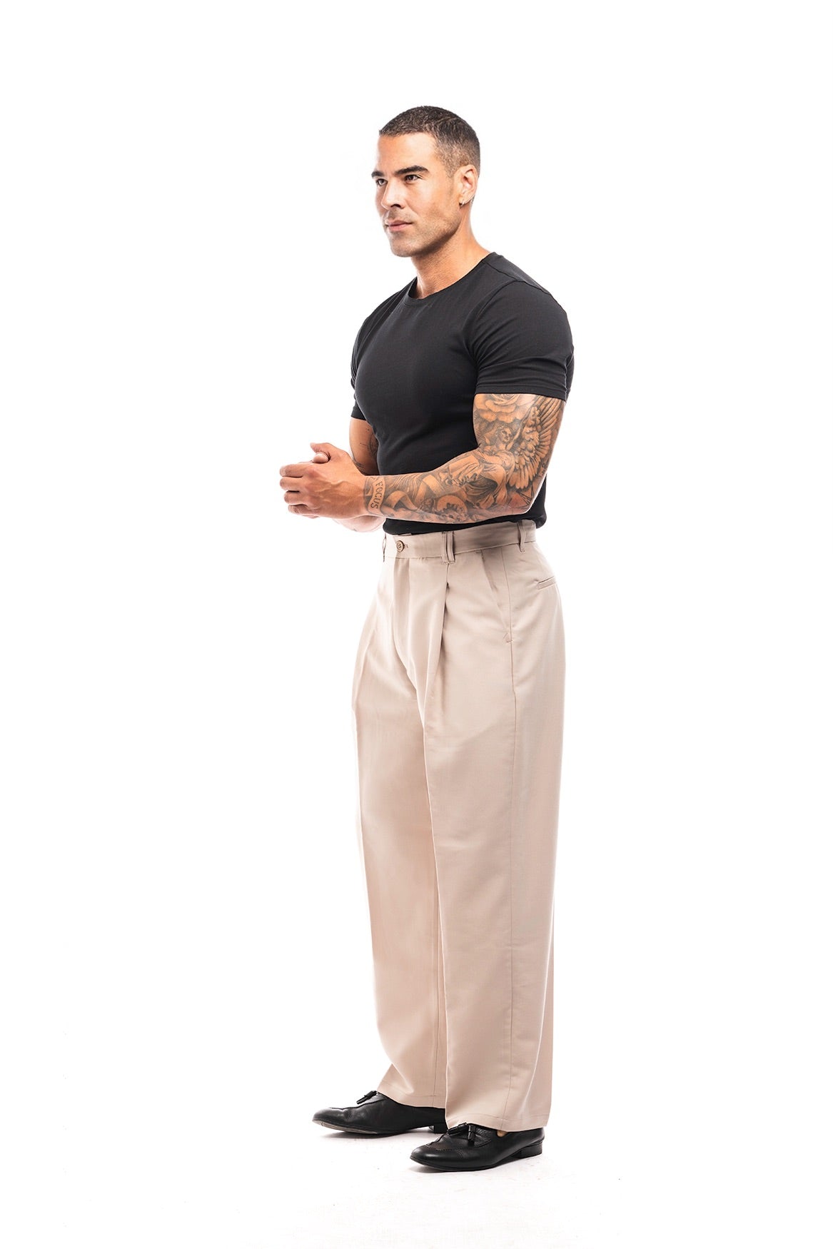 Pantalón Amplio con Pinzas · Classico